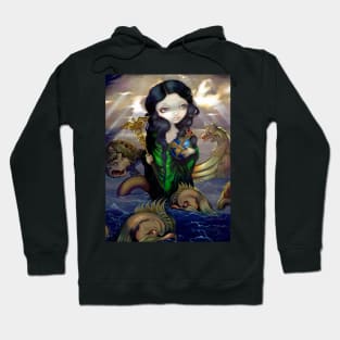 Magical Sea Witch and Sea Monsters Hoodie